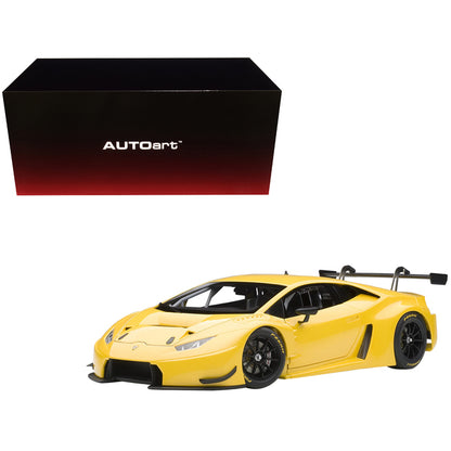 Lamborghini Huracan GT3 Yellow with Pearl Effect / Giallo Into 1/18 Model Car by Autoart