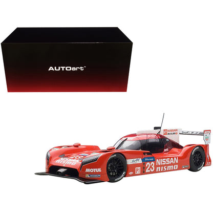 Nissan GT-R LM Nismo Le Mans 2015 O. Pla J. Mardenborough M. Chilton #23 1/18 Model Car by Autoart