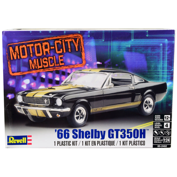 Level 4 Model Kit Shelby Mustang GT350H "Motor-City Muscle" 1/24 Scale Model Car by Revell