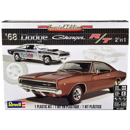 Level 5 Model Kit 1968 Dodge Charger R/T "Special Edition" 2-in-1 Kit 1/25 Scale Model by Revell