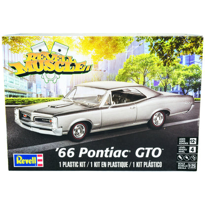 Level 4 Model Kit 1966 Pontiac GTO "Revell Muscle" Series 1/25 Scale Model Car by Revell