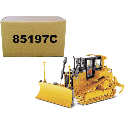 CAT Caterpillar D6T XW VPAT Track Type Tractor with AccuGrade GPS Technology and Operator "Core Classics" Series 1/50 Diecast Model by Diecast Masters