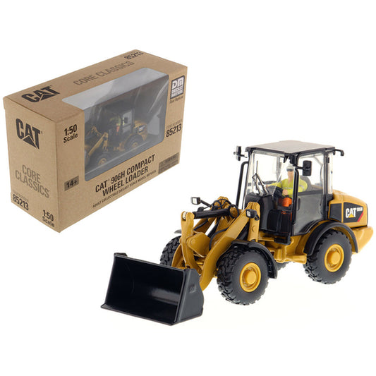 CAT Caterpillar 906H Compact Wheel Loader with Operator "Core Classics Series" 1/50 Diecast Model by Diecast Masters