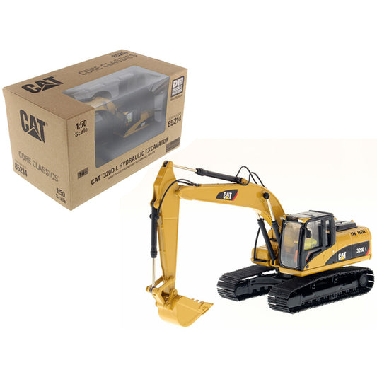 CAT Caterpillar 320D L Hydraulic Excavator with Operator "Core Classics Series" 1/50 Diecast Model by Diecast Masters