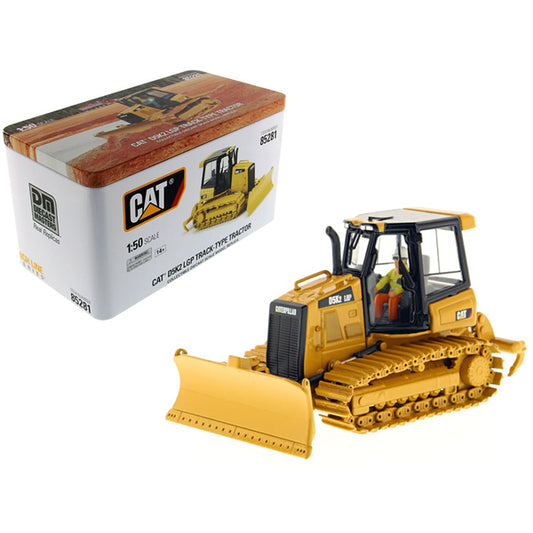 CAT Caterpillar D5K2 LGP Track Type Tractor Dozer with Ripper and Operator "High Line" Series 1/50 Diecast Model by Diecast Masters