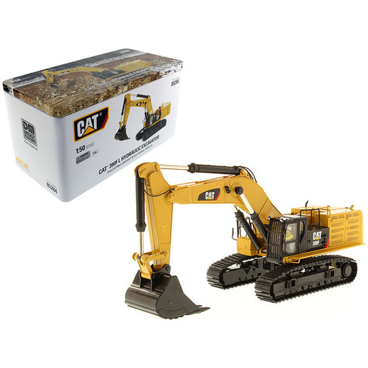 CAT Caterpillar 390F LME Hydraulic Tracked Excavator with Operator "High Line Series" 1/50 Diecast Model by Diecast Masters