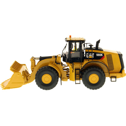 CAT Caterpillar 980K Wheel Loader Rock Configuration with Operator "Core Classics Series" 1/50 Diecast Model by Diecast Masters