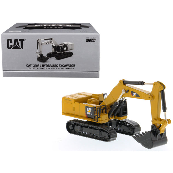 CAT Caterpillar 390F L Hydraulic Excavator "Elite Series" 1/125 Diecast Model by Diecast Masters