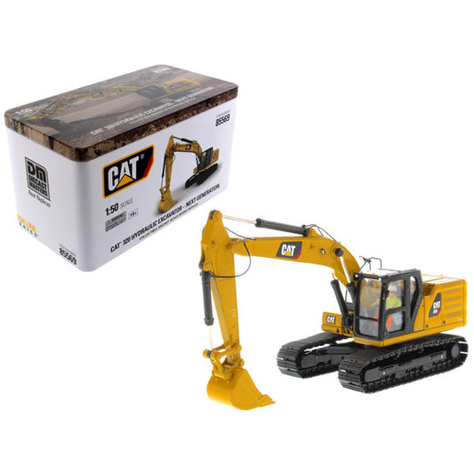 CAT Caterpillar 320 Hydraulic Excavator with Operator High Line Series 1/50 Diecast Model by Diecast Masters