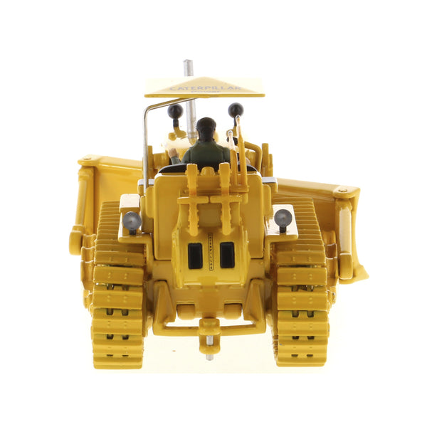 CAT Caterpillar D7C Track-Type Tractor Dozer Yellow with Operator "Vintage Series" 1/50 Diecast Model by Diecast Masters