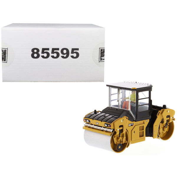 CAT Caterpillar CB-13 Tandem Vibratory Roller with Cab and Operator "High Line Series" 1/50 Diecast Model by Diecast Masters