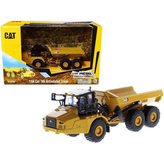 CAT Caterpillar 745 Articulated Truck "Play & Collect!" Series 1/64 Diecast Model by Diecast Masters