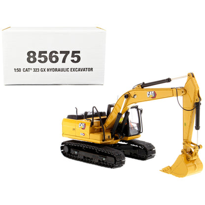 CAT Caterpillar 323 GX Hydraulic Excavator with Operator "High Line" Series 1/50 Diecast Model by Diecast Masters