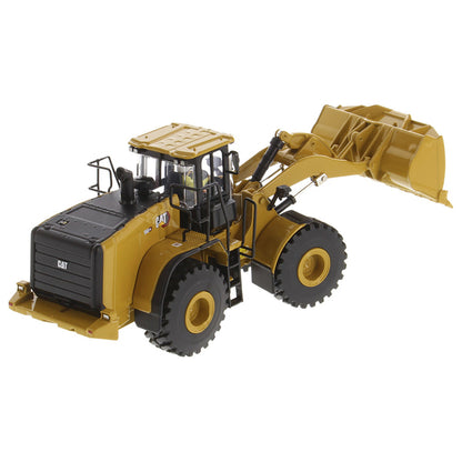 CAT Caterpillar 966 GC Wheel Loader Yellow with Operator "High Line Series" 1/50 Diecast Model by Diecast Masters