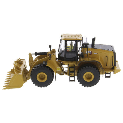 CAT Caterpillar 966 GC Wheel Loader Yellow with Operator "High Line Series" 1/50 Diecast Model by Diecast Masters