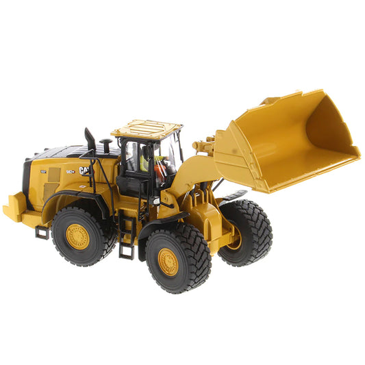 CAT Caterpillar 982 XE Wheel Loader Yellow with Operator "High Line Series" 1/50 Diecast Model by Diecast Masters