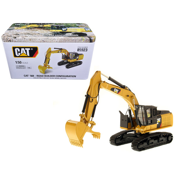 CAT Caterpillar 568 GF Road Builder with Operator "High Line Series" 1/50 Diecast Model by Diecast Masters