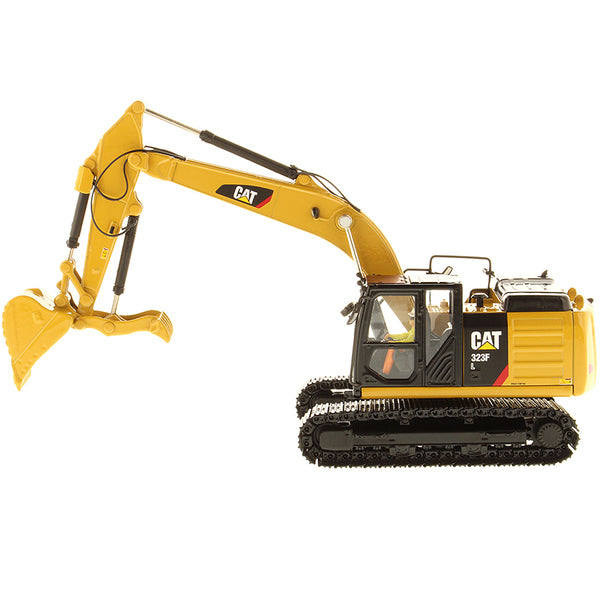 CAT Caterpillar 323F L Hydraulic Excavator with Thumb and Operator "Core Classics Series" 1/50 Diecast Model by Diecast Masters