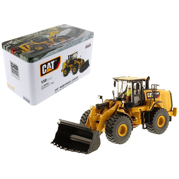 CAT Caterpillar 966M Wheel Loader with Operator "High Line Series" 1/50 Diecast Model  by Diecast Masters