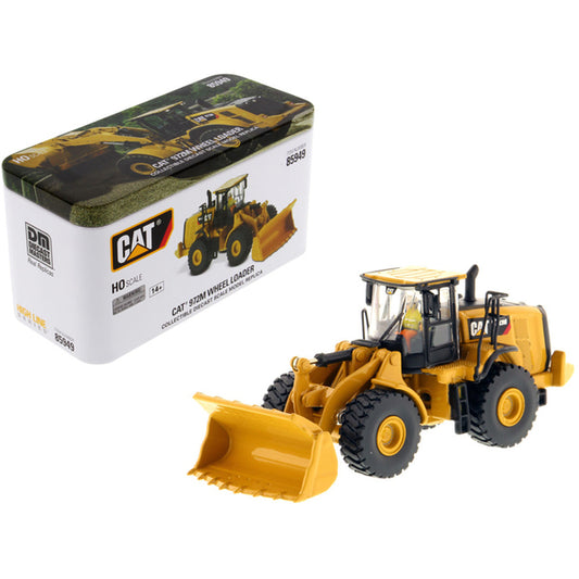 CAT Caterpillar 972M Wheel Loader with Operator "High Line" Series 1/87 (HO) Scale Diecast Model by Diecast Masters