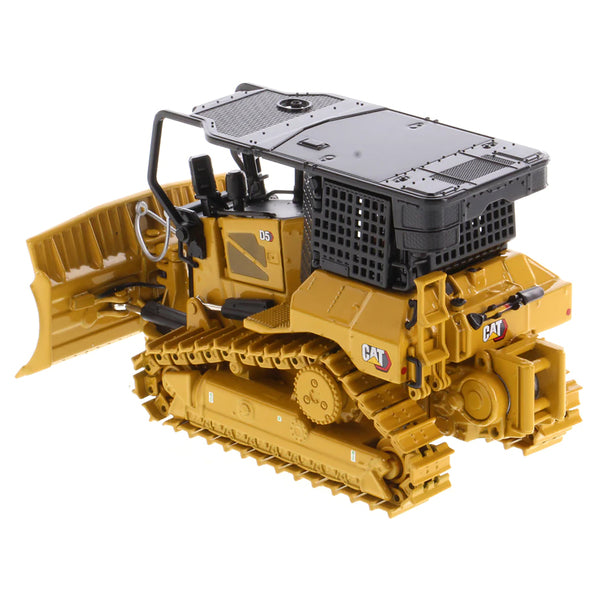 CAT Caterpillar D5 XR Fire Suppression Track Type Dozer Yellow "High Line" Series 1/50 Diecast Model by Diecast Masters