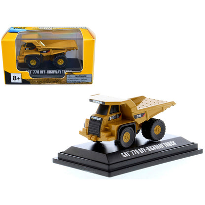 CAT Caterpillar 770 OffHighway Truck Yellow "Micro-Constructor" Series Diecast Model by Diecast Masters