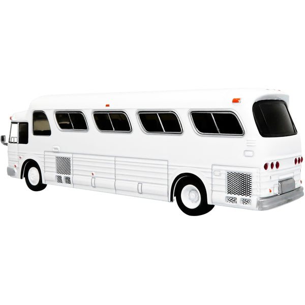 1966 GM PD4107 "Buffalo" Coach Bus Blank White "Vintage Bus & Motorcoach Collection" 1/87 Diecast Model by Iconic Replicas