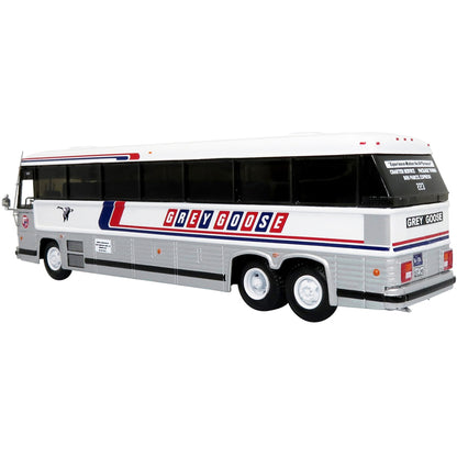 MCI MC-12 Coach Classic Bus "Grey Goose Lines" Destination: Winnipeg (Manitoba Canada) "Vintage Bus & Motorcoach Collection" 1/87 Diecast Model by Iconic Replicas