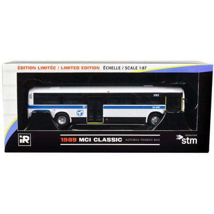 1989 MCI Classic Transit Bus STM Montreal "161 Van Horne" 1/87 Diecast Model by Iconic Replicas