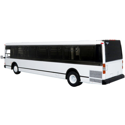 1980 Grumman 870 Advanced Design Transit Bus Plain White "Vintage Bus & Motorcoach Collection" 1/87 Diecast Model by Iconic Replicas