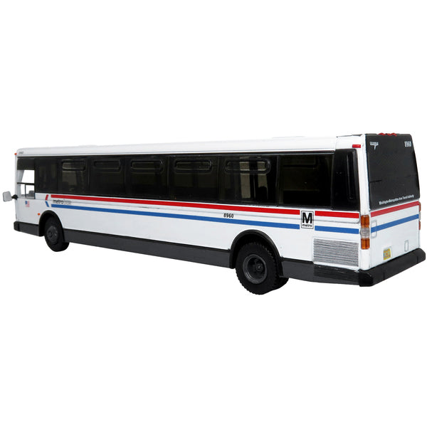 1980 Grumman 870 Advanced Design Transit Bus WMATA (Washington Metropolitan Area Transit Authority) Metro Bus "16S Pentagon" "Vintage Bus & Motorcoach Collection" 1/87 Diecast Model by Iconic Replicas