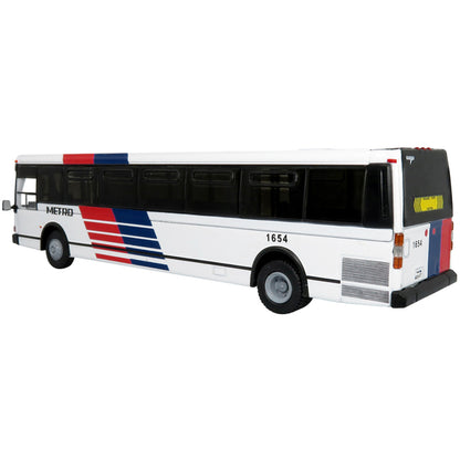 1980 Grumman 870 Advanced Design Transit Bus Metro Houston "40 Park Place" "Vintage Bus & Motorcoach Collection" 1/87 Diecast Model by Iconic Replicas