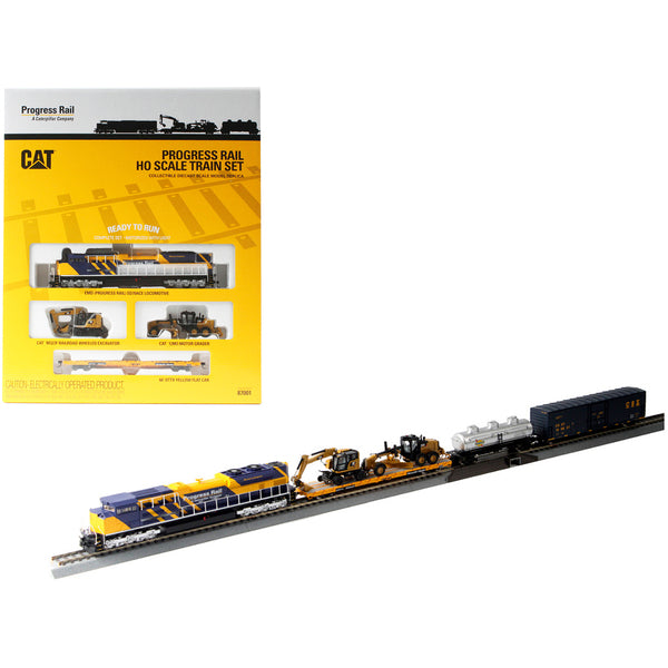 Progress Rail 100th Anniversary Train Set 1/87 (HO) Diecast Models by Diecast Masters