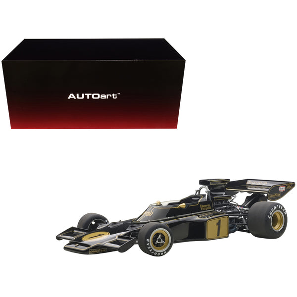 Lotus 72E 1973 Emerson Fittipaldi #1 1/18 Model Car by Autoart