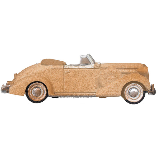 1936 Buick Special Convertible Coupe Beige (Rusted) "Junkyard Project" 1/87 (HO) Scale Diecast Model Car by Oxford Diecast