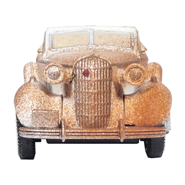 1936 Buick Special Convertible Coupe Beige (Rusted) "Junkyard Project" 1/87 (HO) Scale Diecast Model Car by Oxford Diecast