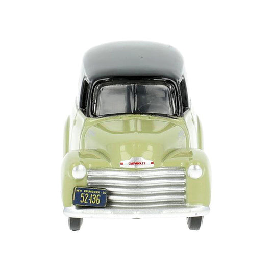 1950 Chevrolet Panel Van "Speciality Foods" Light Green and Black 1/87 (HO) Scale Diecast Model Car by Oxford Diecast