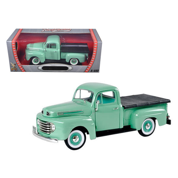 1948 Ford F1 Pickup Truck Green 1/18 Diecast Model Car by Road Signature