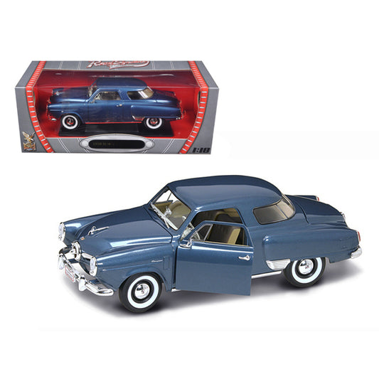 1950 Studebaker Champion Blue Metallic 1/18 Diecast Model Car by Road Signature