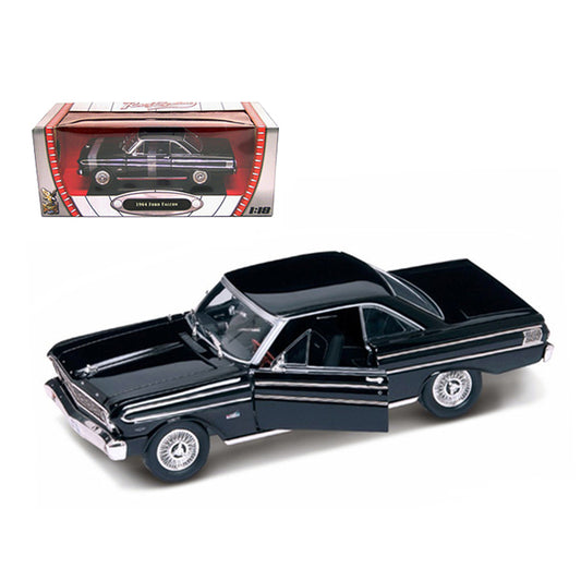 1964 Ford Falcon Diecast Car Model 1/18 Black Die Cast Car by Road Signature