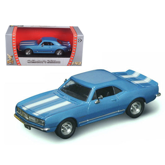 1967 Chevrolet Camaro Z-28 Blue 1/43 Diecast Model Car by Road Signature