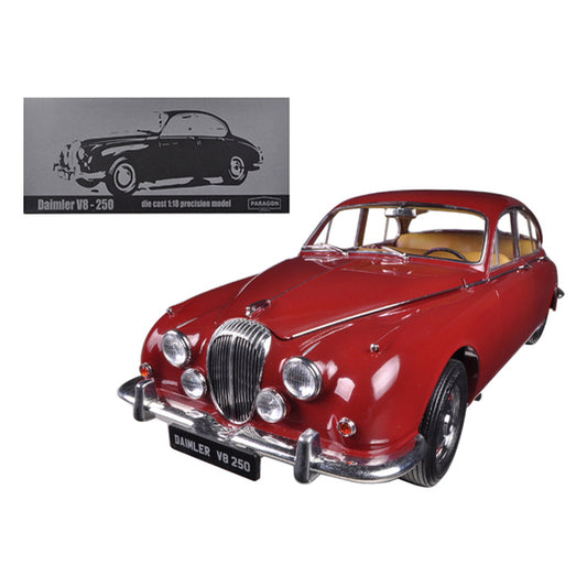 1967 Daimler V8-250 Regency Maroon Limited to 3000pc 1/18 Diecast Model Car by Paragon