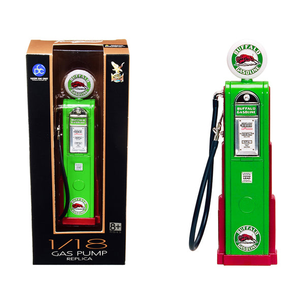 "Buffalo Gasoline" Vintage Digital Gas Pump Replica 1/18 Diecast Replica by Road Signature