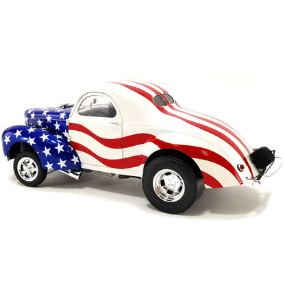 1940 Gasser "Patriot" American Flag Livery Limited Edition to 300 pieces Worldwide 1/18 Diecast Model Car by ACME