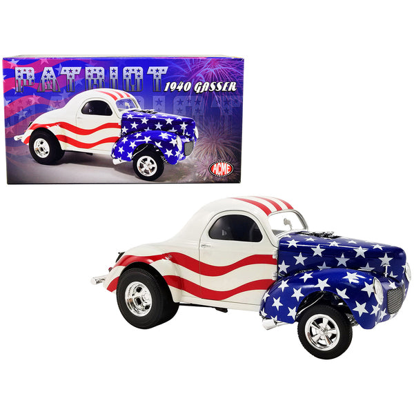 1940 Gasser "Patriot" American Flag Livery Limited Edition to 300 pieces Worldwide 1/18 Diecast Model Car by ACME