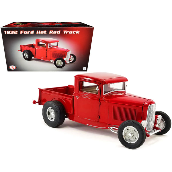 1932 Ford Hot Rod Pickup Truck Red Limited Edition to 1722 pieces Worldwide 1/18 Diecast Model Car by ACME