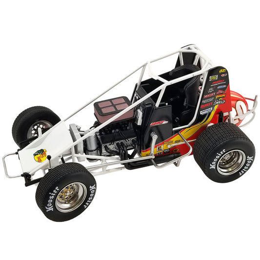 Winged Sprint Car #20 Danny Lasoski "Bass Pro Shops" "National Sprint Car Hall of Fame" 1/18 Diecast Model Car by ACME