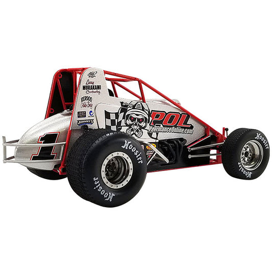 Sprint Car #1 Damion Gardner "Performance Online" Alexander Racing "USAC/CRA Championship Sprint Car" (2021) 1/18 Diecast Model Car by ACME