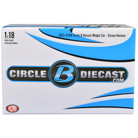 Midget Sprint Car #31H Carson Hocevar "Circle B Diecast" Beilman Motorsports "Lucas Oil Chili Bowl Nationals" (2023) 1/18 Diecast Model Car by ACME