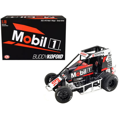 Midget Sprint Car #67 Buddy Kofoid "Mobil 1" Toyota Racing "USAC National Midget Championship" (2022) 1/18 Diecast Model Car by ACME